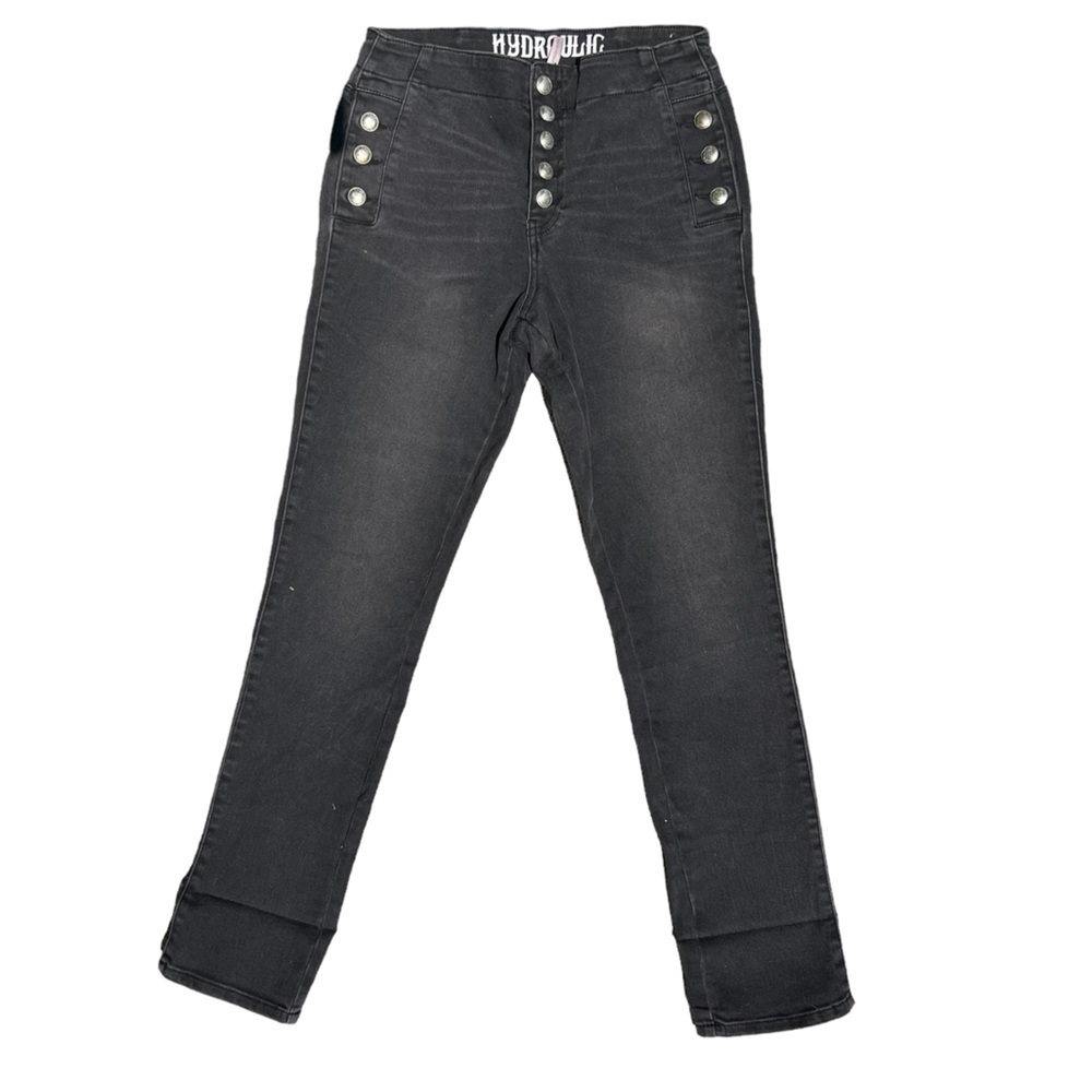 ✅Hydraulic Murray High Rise Straight Leg Black Jean